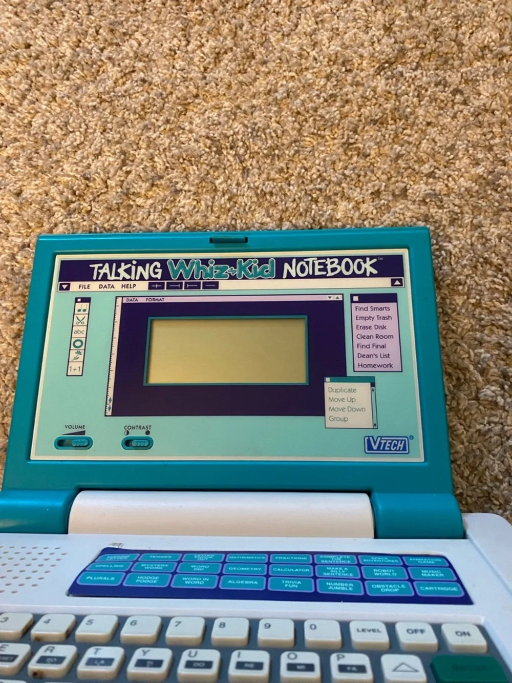 Vintage 1993 VTech Talking Whiz kid notebook
Preowned 
Works well - Picture 2 of 5